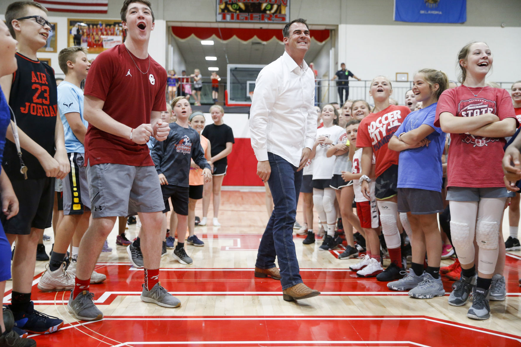 Governor's Fort Gibson Visit